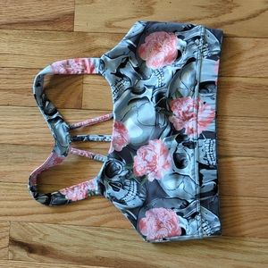 Feed me Fight me sports bra, size small